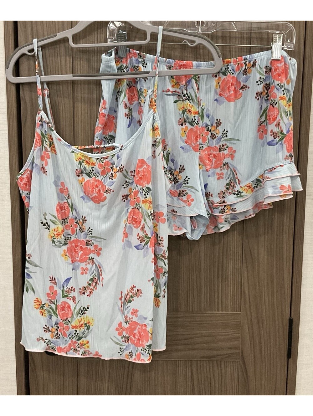 Secret Treasures Womens 2 Piece Tank  And Shorts Pajama Shorts Set Size XL 16-18